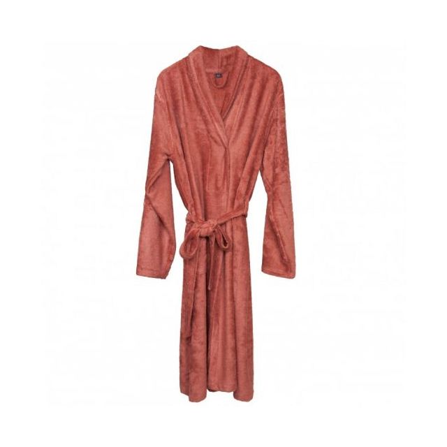 Halat de Baie Frotir din Bambus pentru Adulti M Apricot Blush Portocaliu
