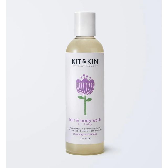 Sampon si gel de dus pentru copii Kit&Kin 250ml 