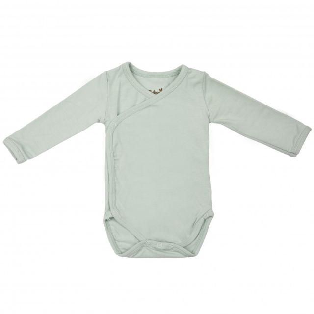 Body cu Maneca Lunga, din Bambus Sea Blue 50-56 Verde deschis