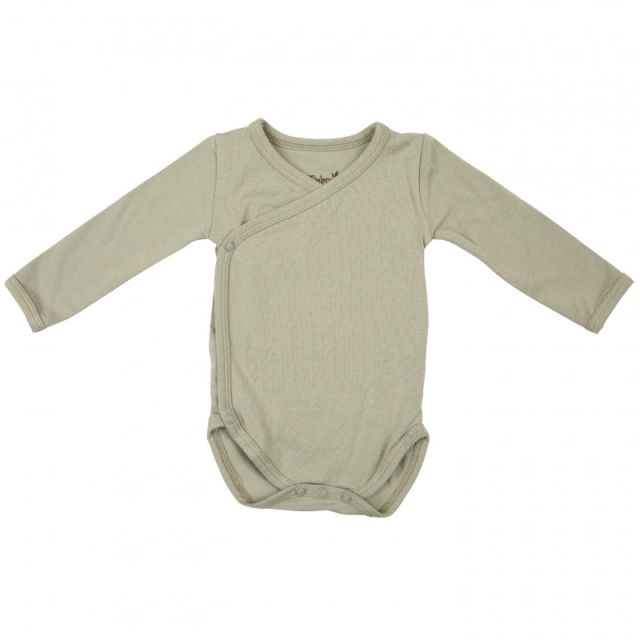 Body cu Maneca Lunga, din Bambus Whisper Green 50-56 Verde