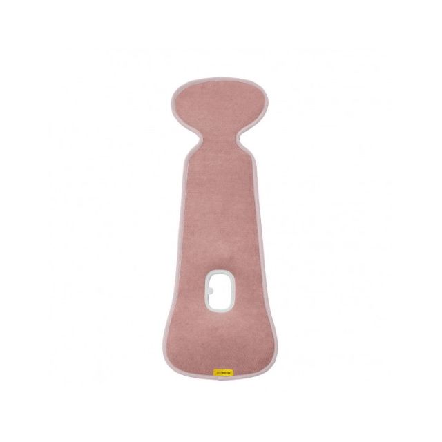 Protectie Antitranspiratie Scaun Auto GR 0+  Bumbac Organic BLOSSOM  Roz deschis