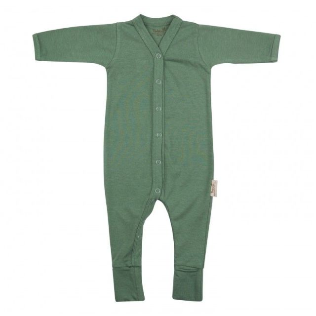 Salopeta de Corp cu Maneca Lunga, din Bambus Aspen Green 62-68 Verde