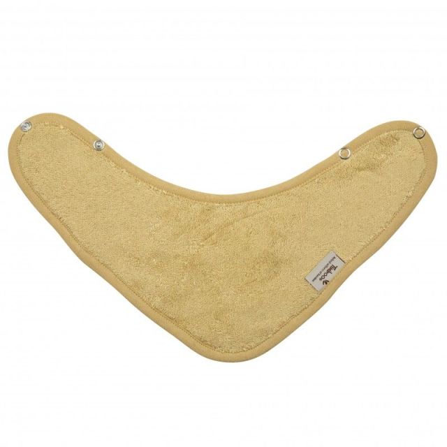 Baveta Textila Tip Bandana din Bambus Honey Yellow Galben