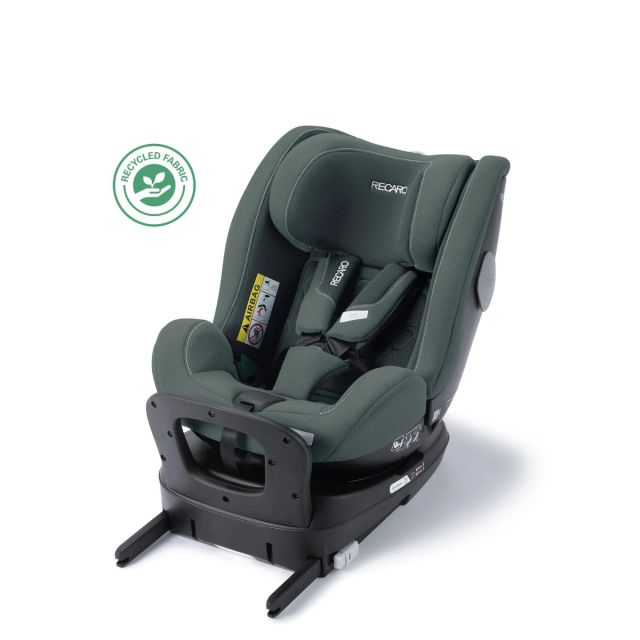 Scaun Auto i-Size 3 luni - 7 ani Salia 125 Kid Exclusive Mineral Green Verde