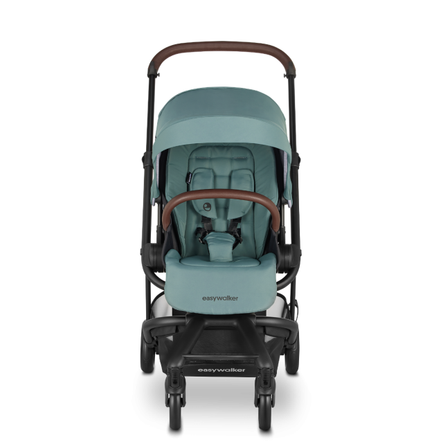 Carucior Charley Forest Green Roti Negre Negru