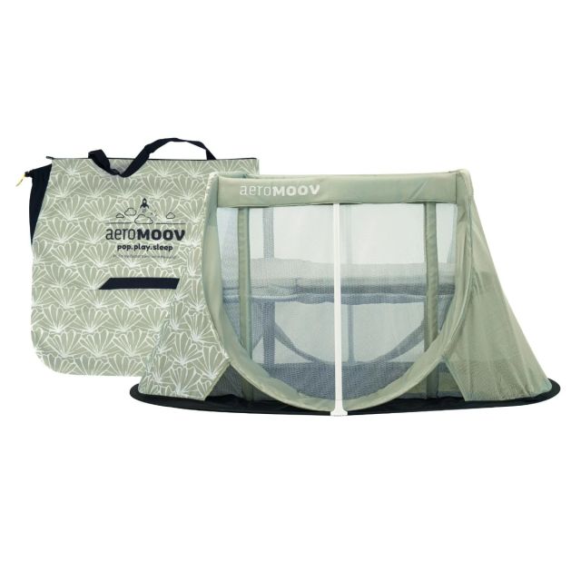Patut Pliant Pop Up  Aeromoov, Seashell Olive Verde