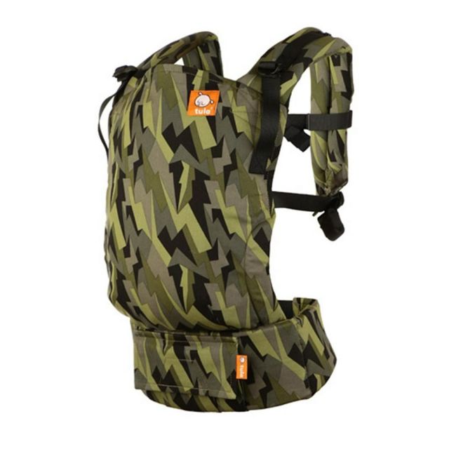 Marsupiu Tula Toddler Carrier Black Lightning Kaki