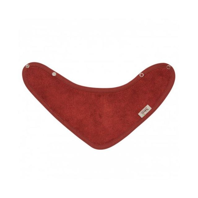 Baveta Textila Tip Bandana din Bambus Rosewood Caramiziu