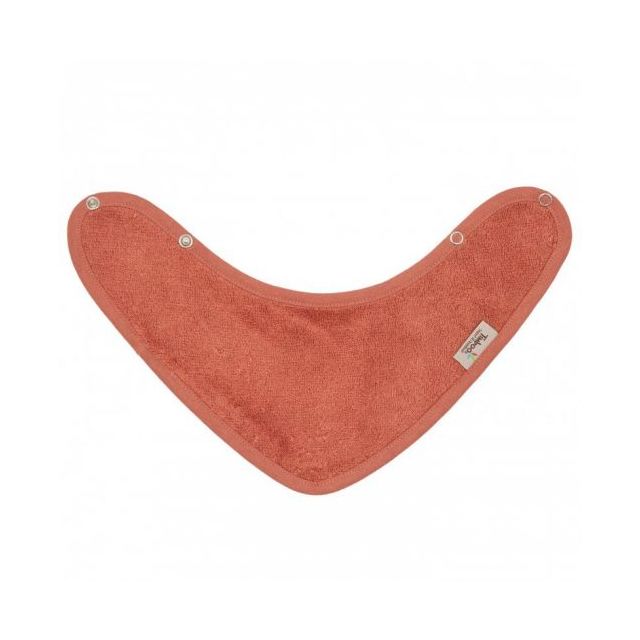Baveta Textila Tip Bandana din Bambus Apricot Blush Roz