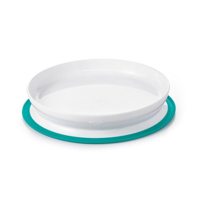 Farfurie cu Fixare prin Suctiune Teal Bleu