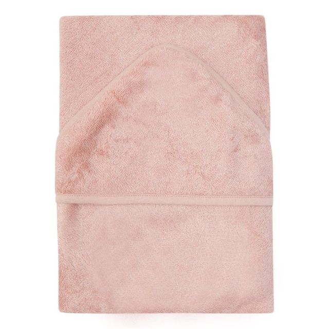 Prosop cu Gluga XXL pentru Copii din Bambus Misty Rose Roz