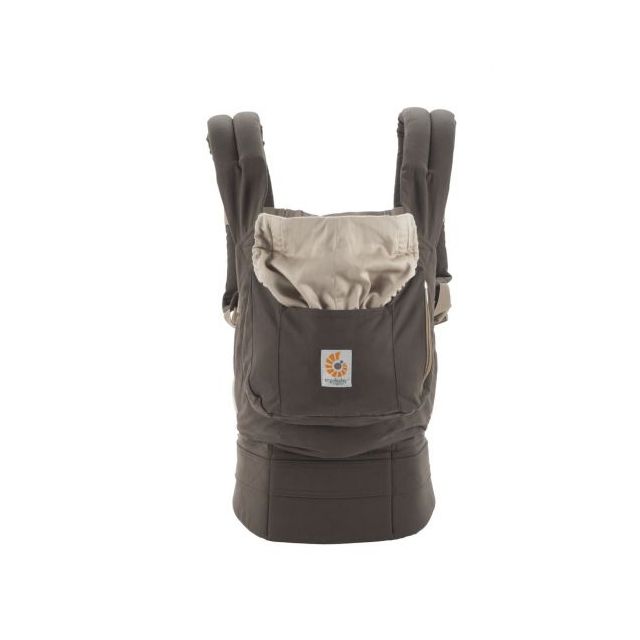 Marsupiu Ergobaby din Bumbac Organic Dark Cocoa Maro