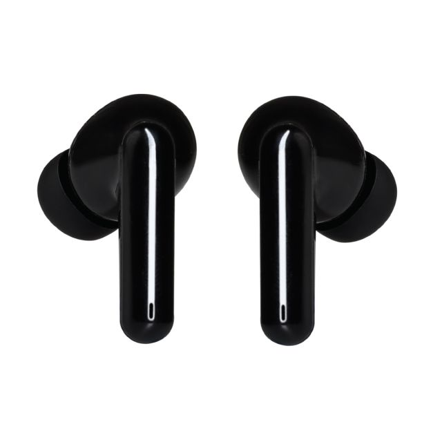 Casti Audio True Wireless In-Ear SKIM Sustainable, Bluetooth, Microfon, Autonomie 20h, Boompods, Black Negru