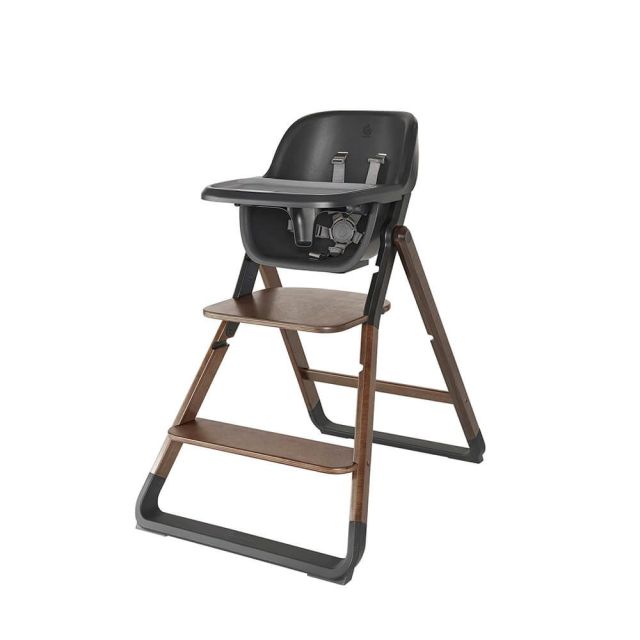 Scaun de masa copii 2 in 1 lemn dark Evolve Ergobaby Lemn Walnut