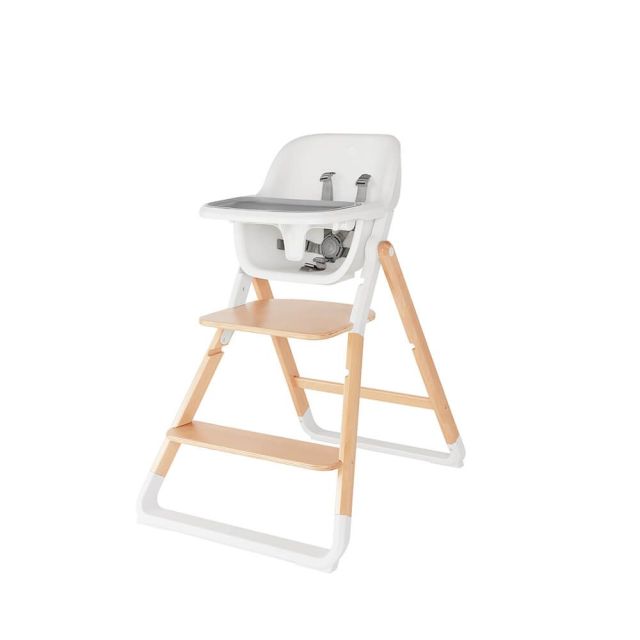 Scaun de masa copii 2 in 1 lemn natur Evolve Ergobaby Lemn Walnut