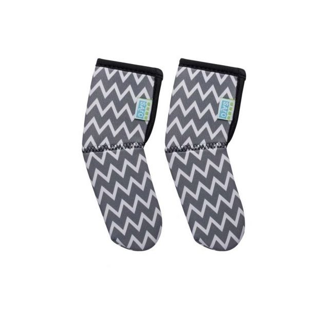 Set Protectii Neopren pentru Manere Carucior Gri Gri